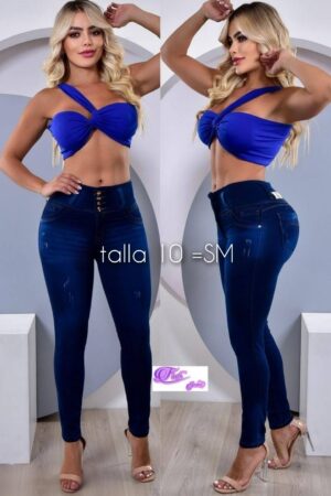 Jeans bota tubo talla 10